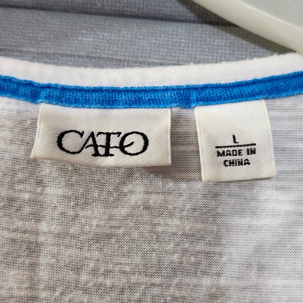 Cato / Daisy Fuentes womans top size L - Picture 4 of 14